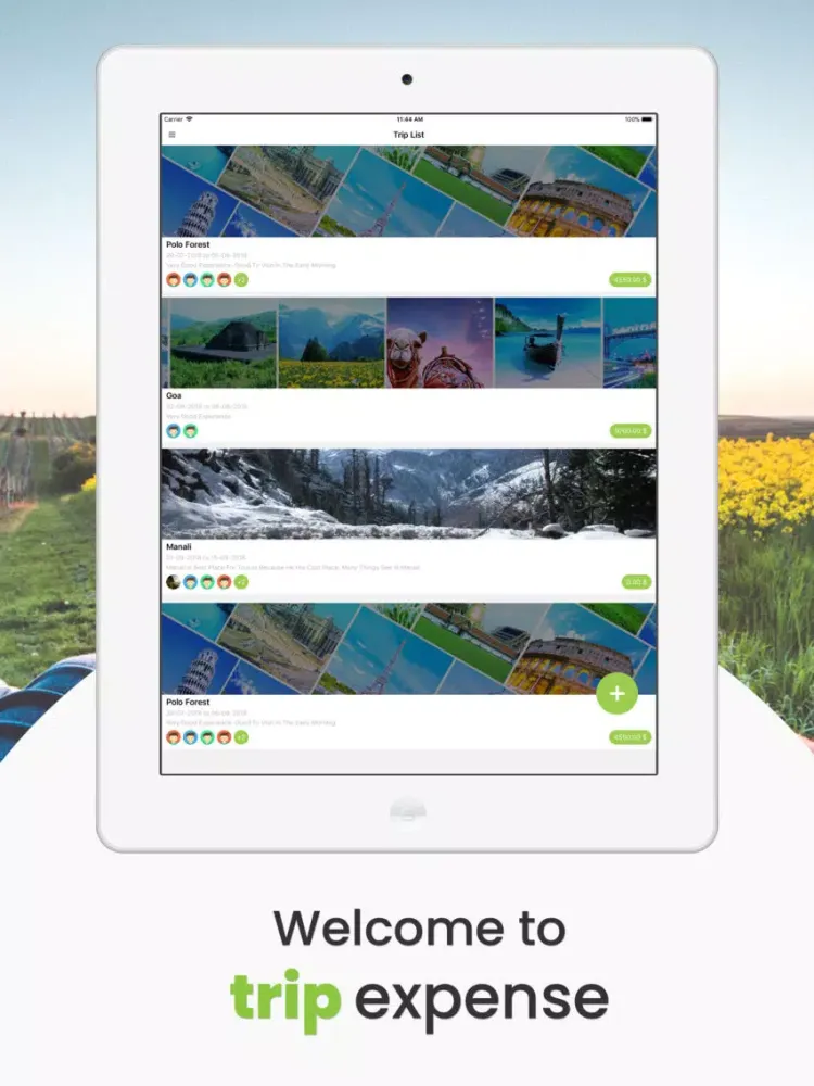 Скриншоты Travel Expenses Manager iPad 
