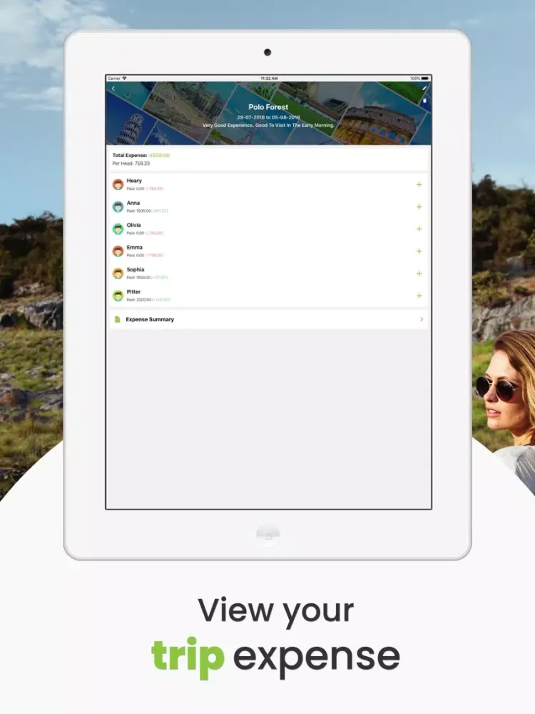 Скриншоты Travel Expenses Manager iPad 