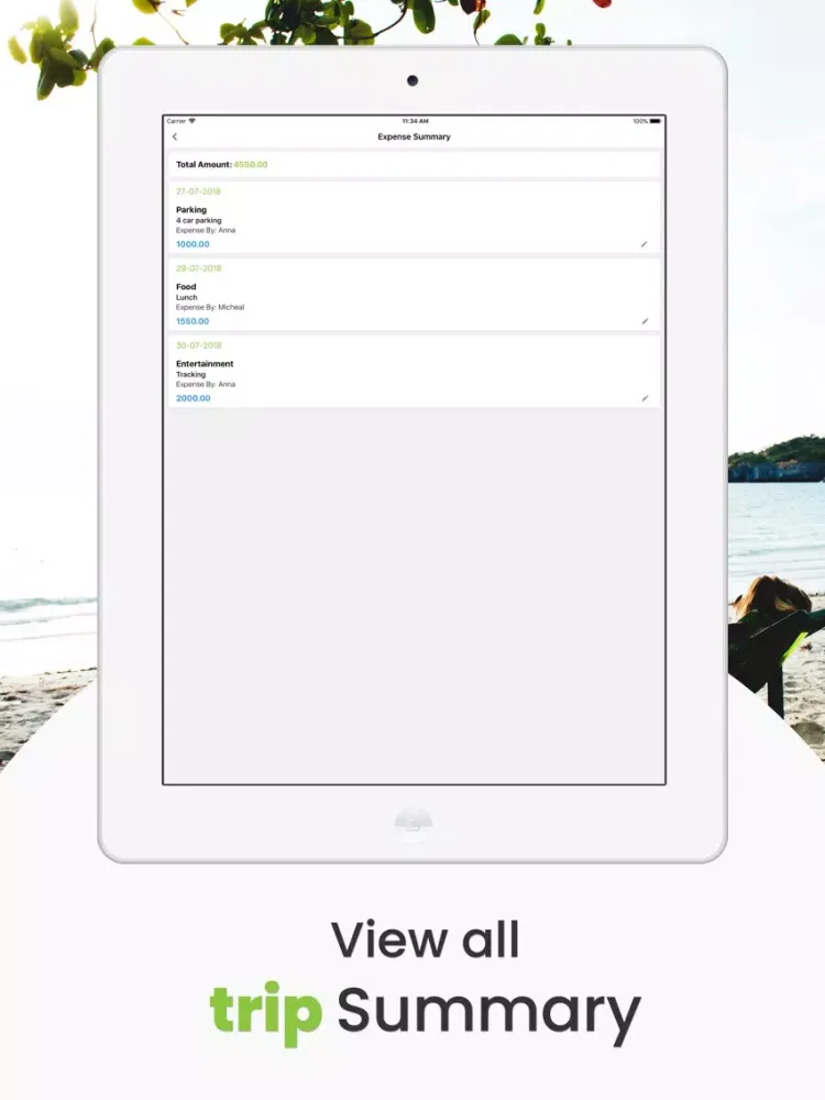Скриншоты Travel Expenses Manager iPad 