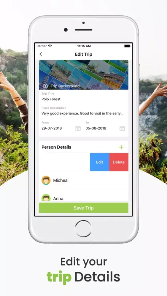 Скриншоты Travel Expenses Manager
