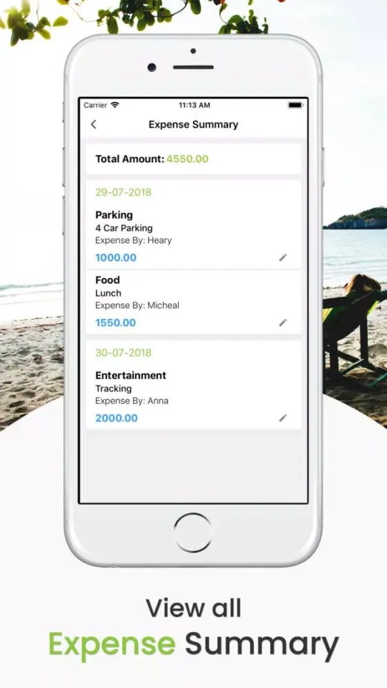 Скриншоты Travel Expenses Manager