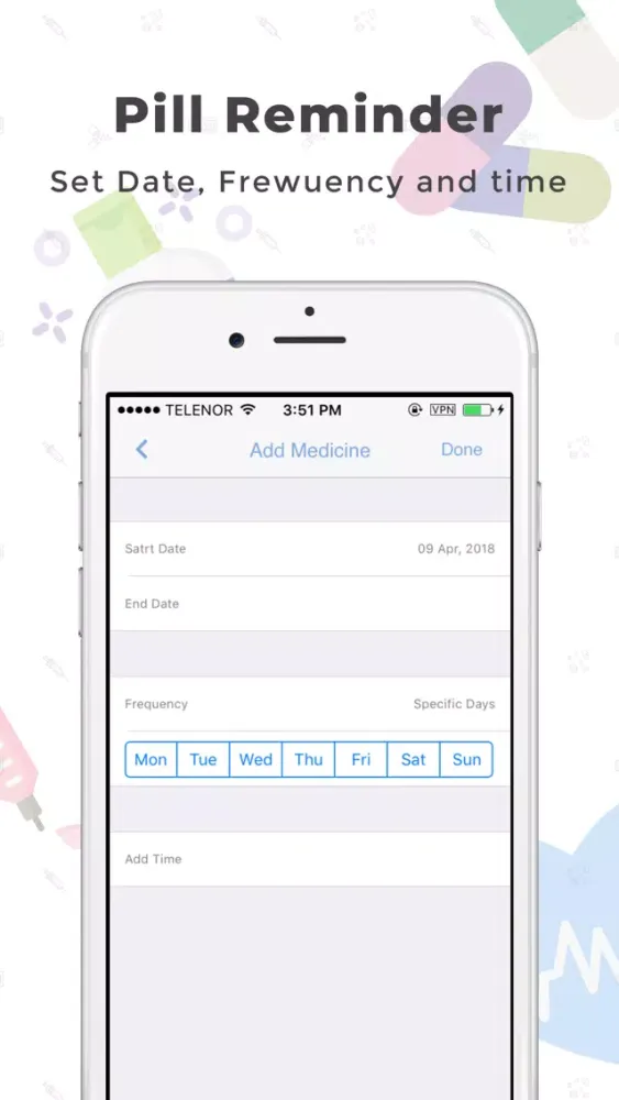 Captures d'écran de Pill Medicine Reminder