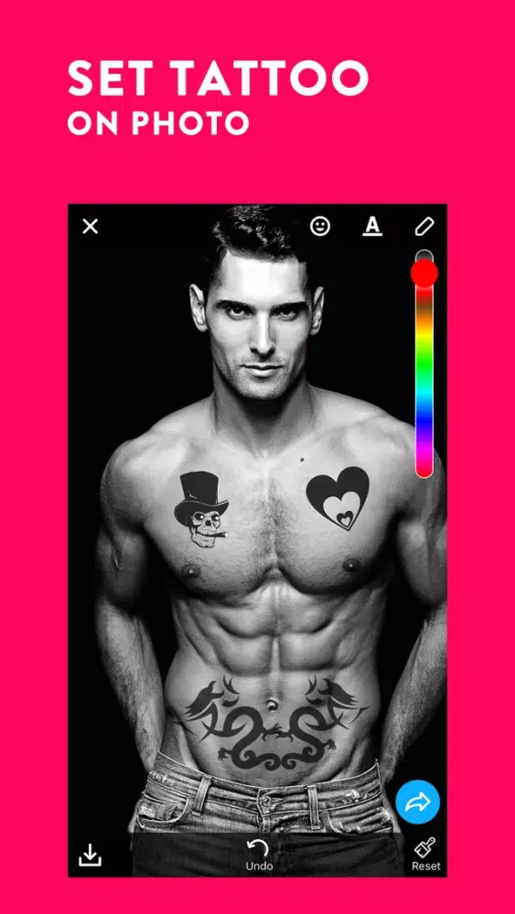 Zrzuty ekranu Tattoos Stickers