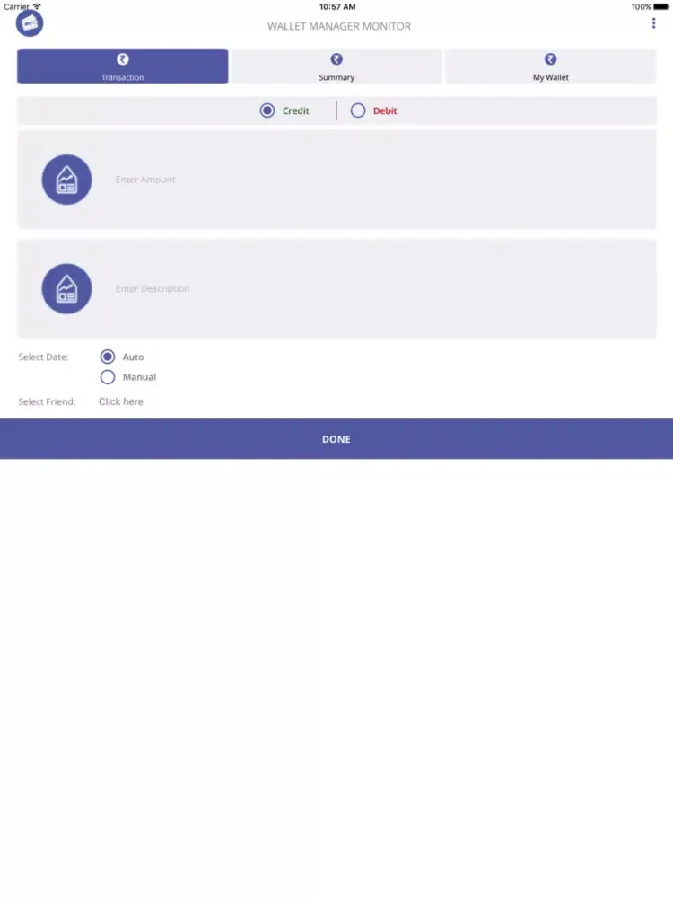 My Wallet Expense Manager iPad 應用截圖