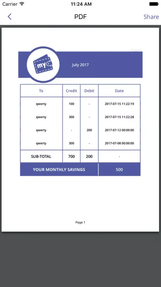 My Wallet Expense Manager應用截圖