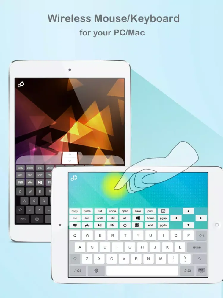 Tangkapan skrin Remote : Mouse/Keyboard/Presentation/Trackpad Free for PC/Mac iPad 