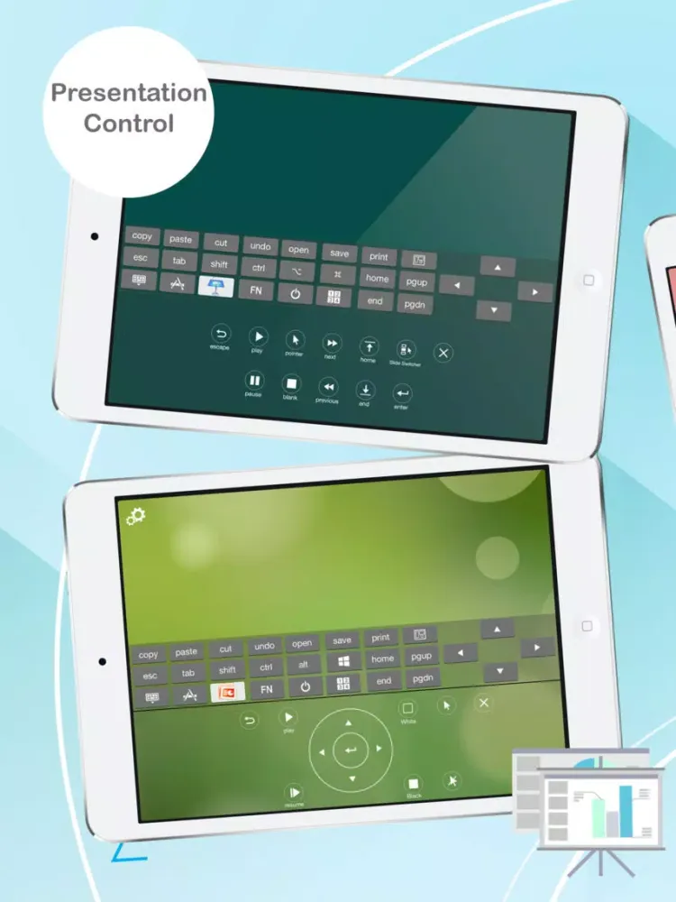 Tangkapan skrin Remote : Mouse/Keyboard/Presentation/Trackpad Free for PC/Mac iPad 