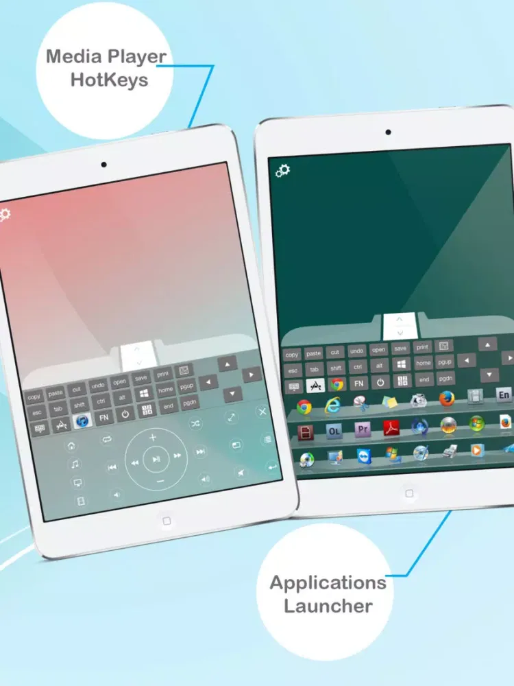 Tangkapan skrin Remote : Mouse/Keyboard/Presentation/Trackpad Free for PC/Mac iPad 