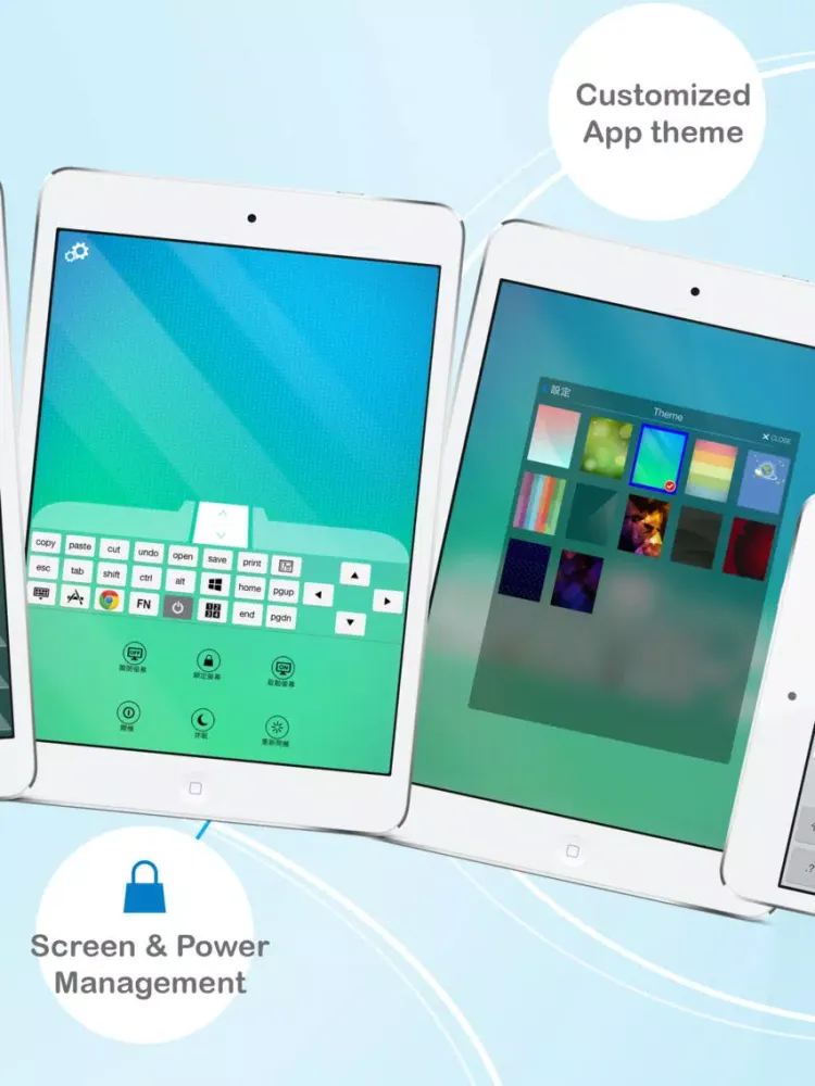 Tangkapan skrin Remote : Mouse/Keyboard/Presentation/Trackpad Free for PC/Mac iPad 