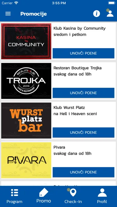 Zrzuty ekranu Beograd Noću