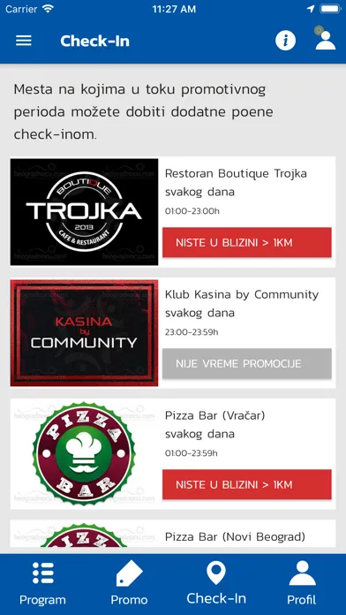Zrzuty ekranu Beograd Noću