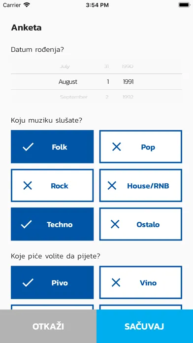 Zrzuty ekranu Beograd Noću