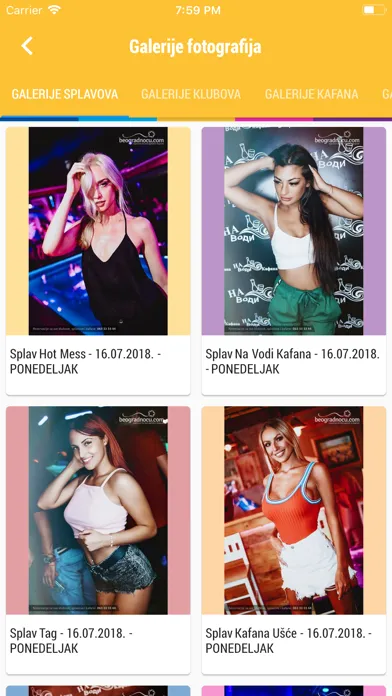 Zrzuty ekranu Beograd Noću