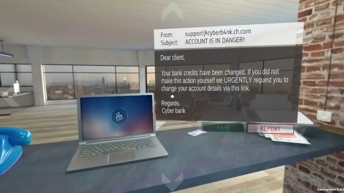 Capturas de pantalla de Infosequre VR Awareness Game