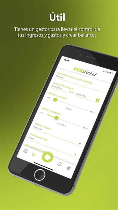 Zrzuty ekranu Ecoticket Tecnología Ecológica