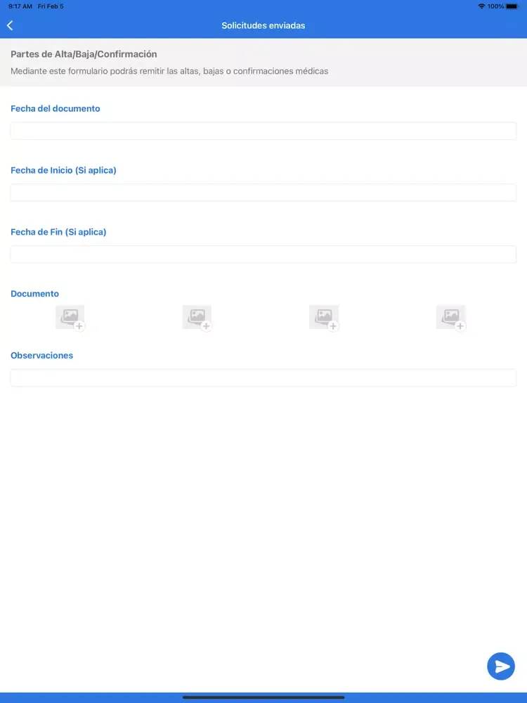 Capturas de pantalla de Prometeo Grupo iPad 