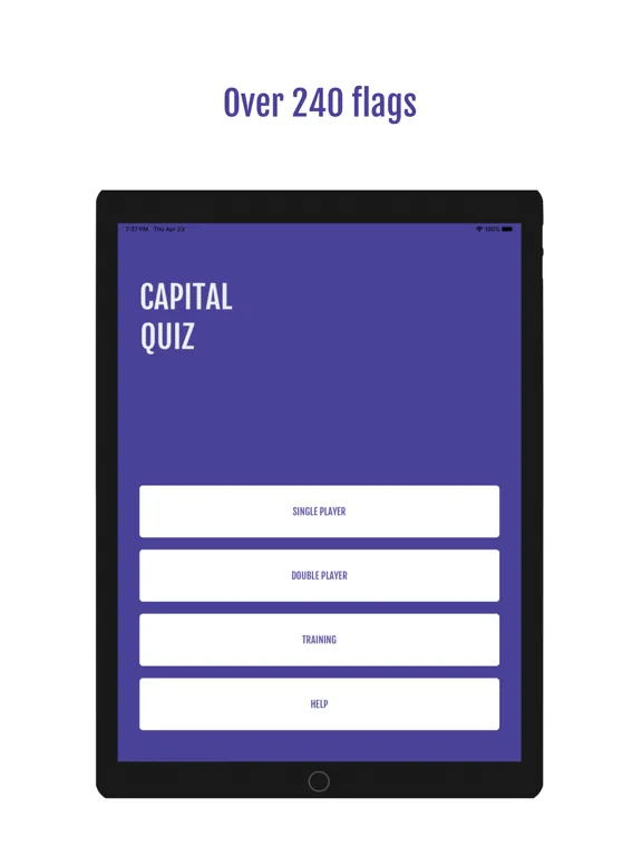 ภาพหน้าจอของ Capitals Quizz iPad 