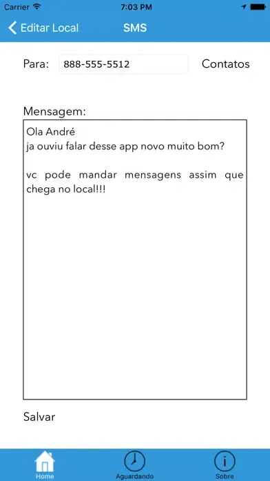 GeoSMS Screenshots