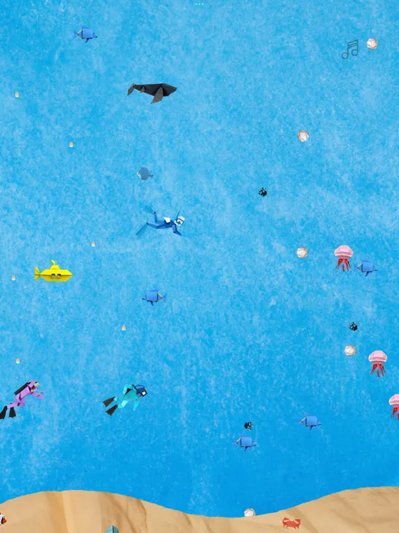 Tangkapan layar Wonder Aquarium iPad 