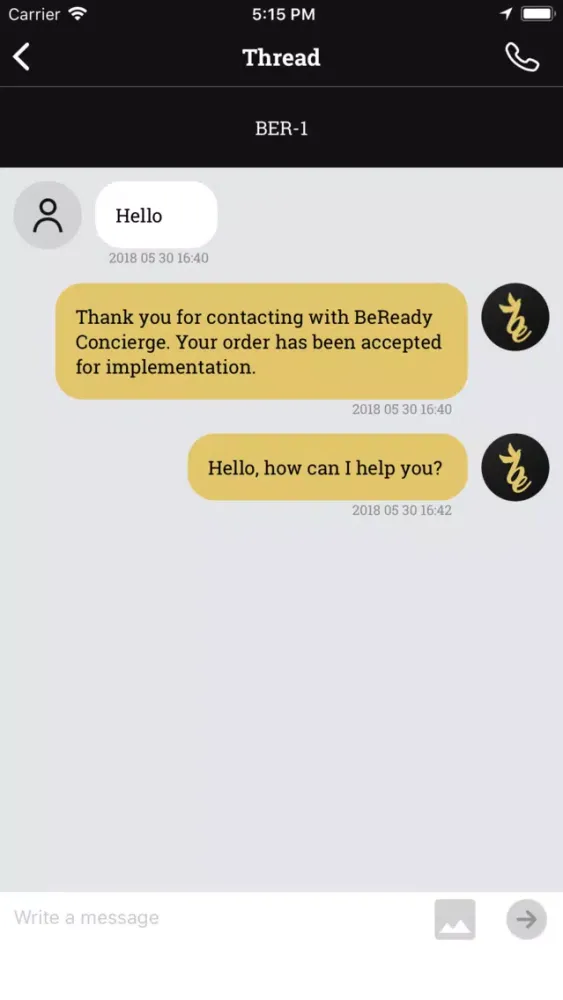 BeReady Concierge Service 스크린샷