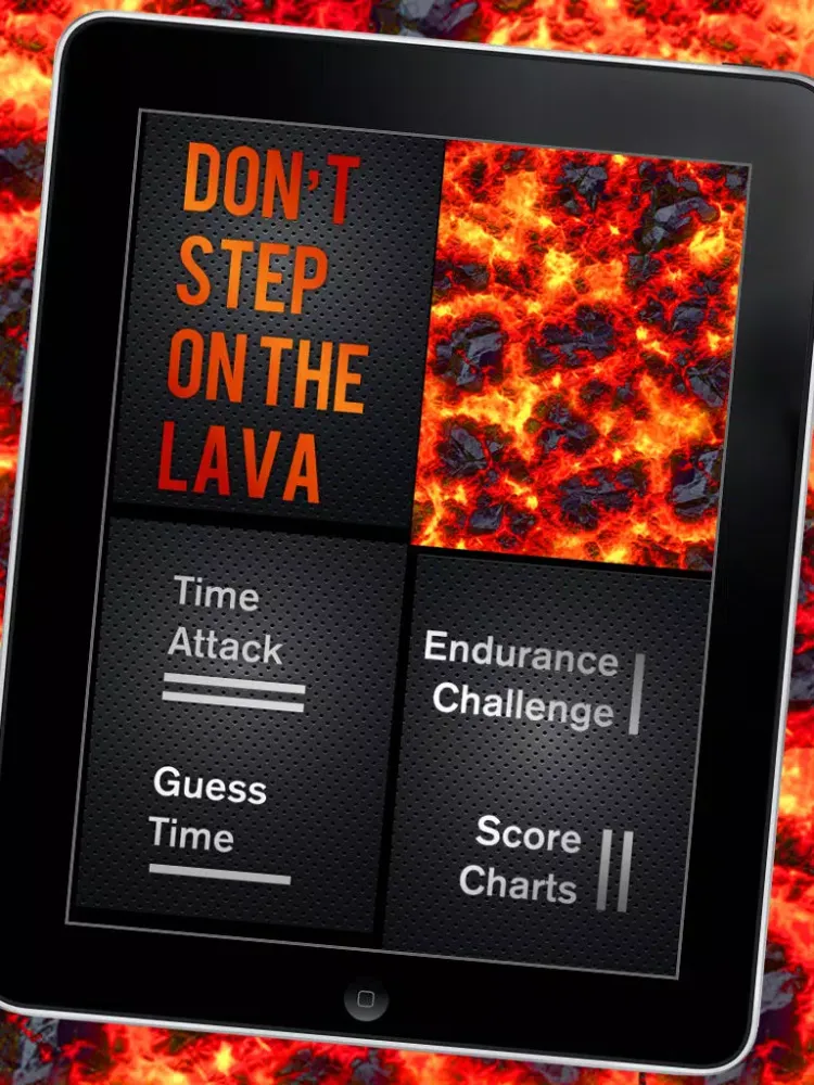 Don't Step On The Lava Challenge iPad  Screenshots