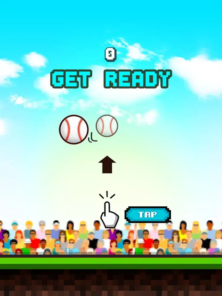 Ảnh chụp màn hình của Homerun Ball Free Baseball Challenge iPad 