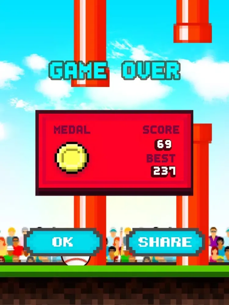 Ảnh chụp màn hình của Homerun Ball Free Baseball Challenge iPad 