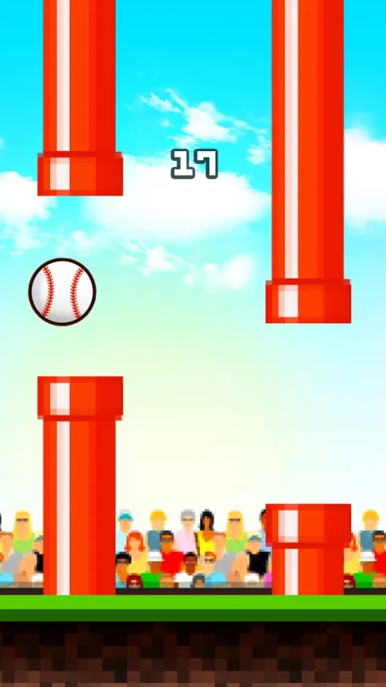 Ảnh chụp màn hình của Homerun Ball Free Baseball Challenge