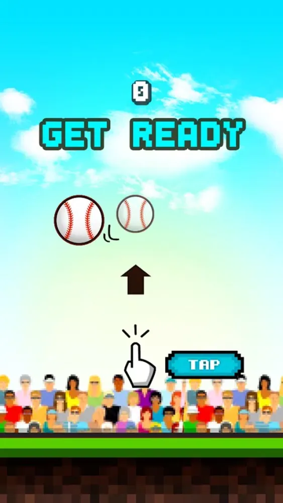 Ảnh chụp màn hình của Homerun Ball Free Baseball Challenge