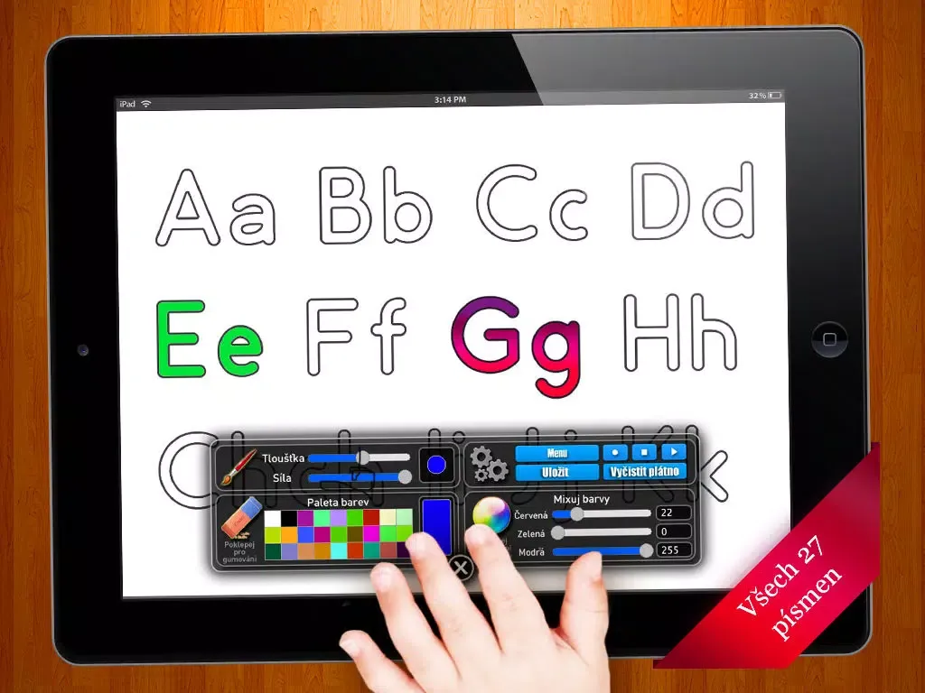 Omalovánky Abeceda - Edice malování pro děti iPad  Screenshots