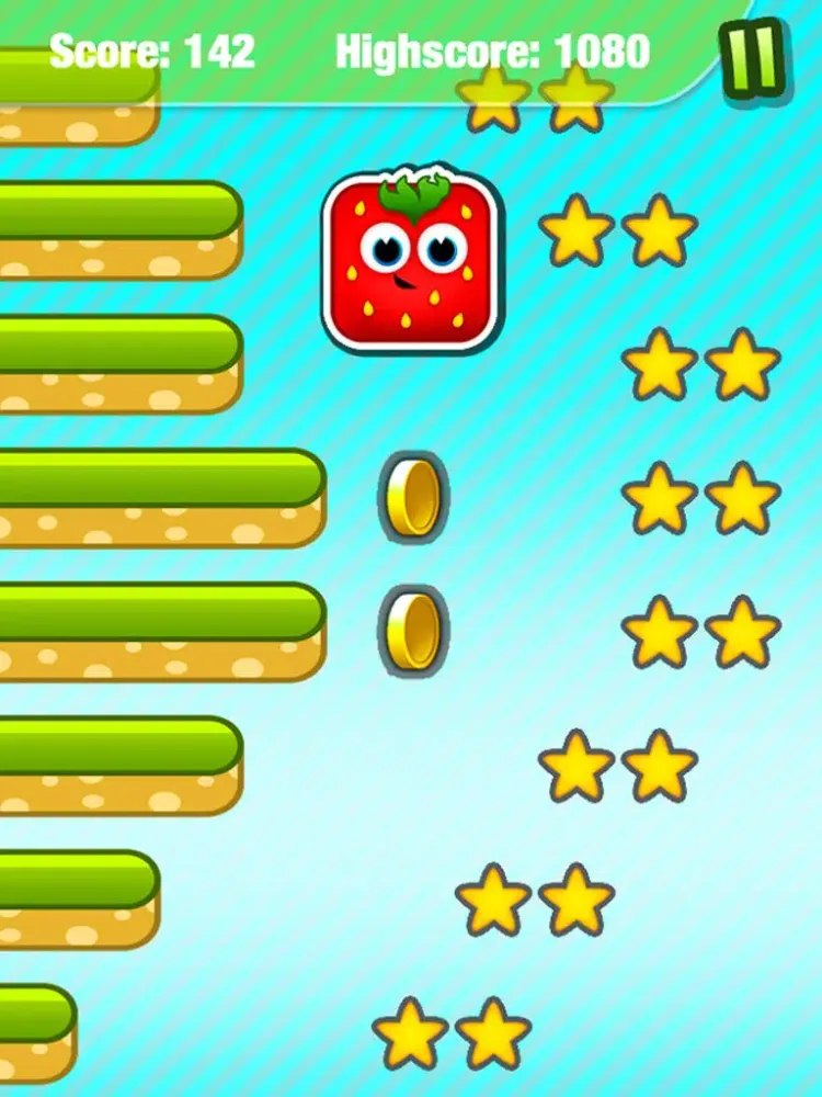 Starberry - Free Retro Arcade Game For Kids iPad  স্ক্রিনশট