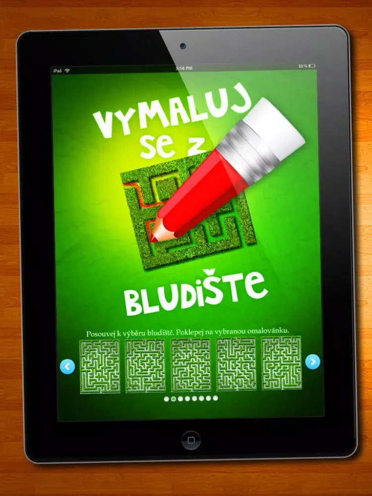 Capturas de tela do Vymaluj se z bludiště - Zábavná hra pro děti iPad 