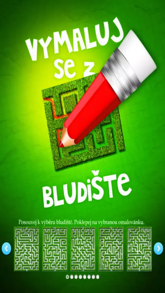 Capturas de tela do Vymaluj se z bludiště - Zábavná hra pro děti