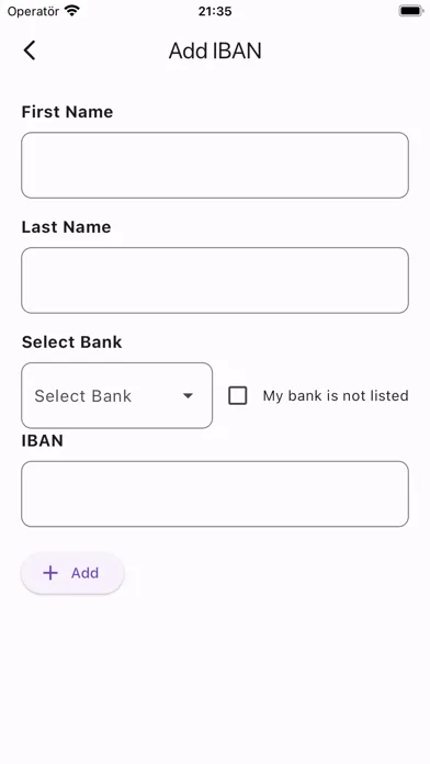 IBAN List سکرین شاٹس