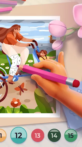 Gallery: Color by number game应用截图