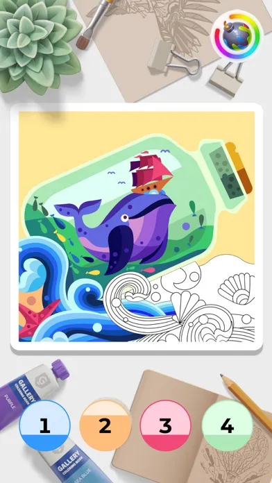 صور Gallery: Coloring book & decor