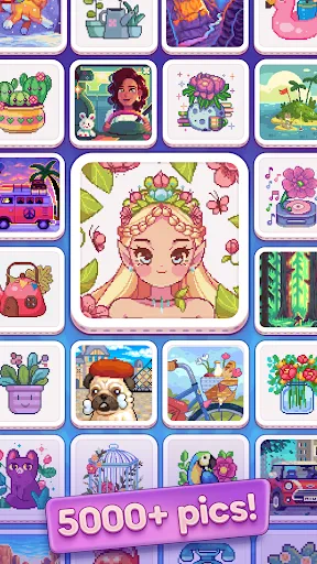 Pixelwoods – Color by number Screenshots