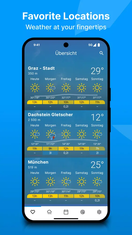 bergfex: weather & rain radar Screenshots