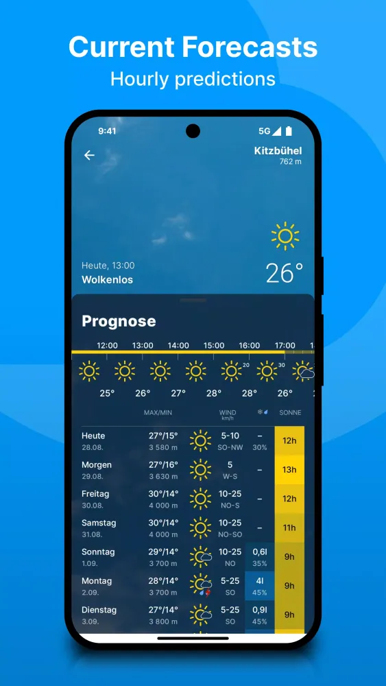 bergfex: weather & rain radar Screenshots
