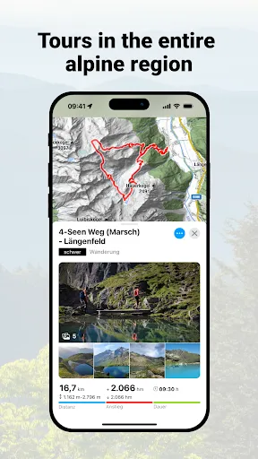bergfex: hiking & tracking应用截图