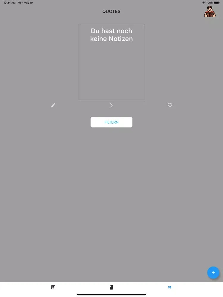 Buch Notes iPad 应用截图