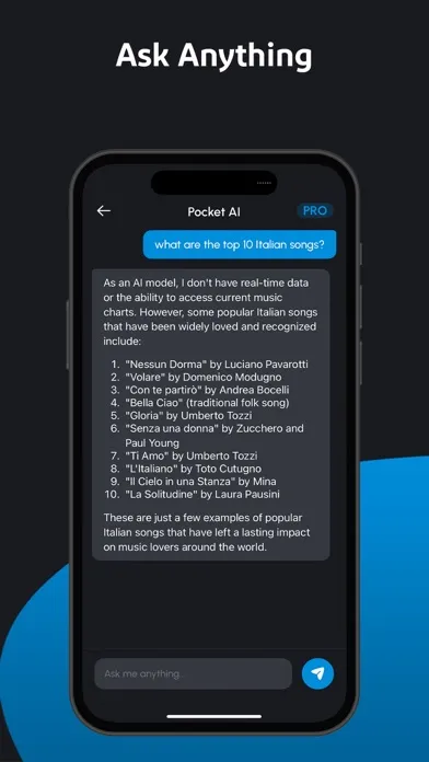 Pocket AI - Ask Smart Chatbot স্ক্রিনশট