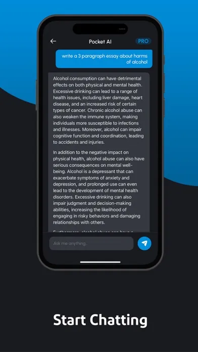 Pocket AI - Ask Smart Chatbot স্ক্রিনশট