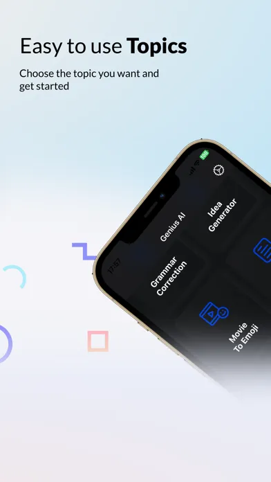 Captures d'écran de Genius - AI Chatbot & Asistant