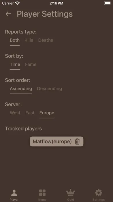 Tracker for Albion Online Screenshots
