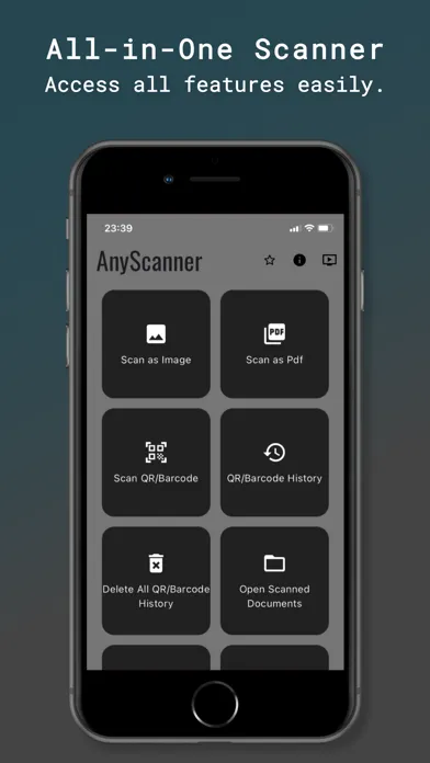 Ảnh chụp màn hình của AnyScanner