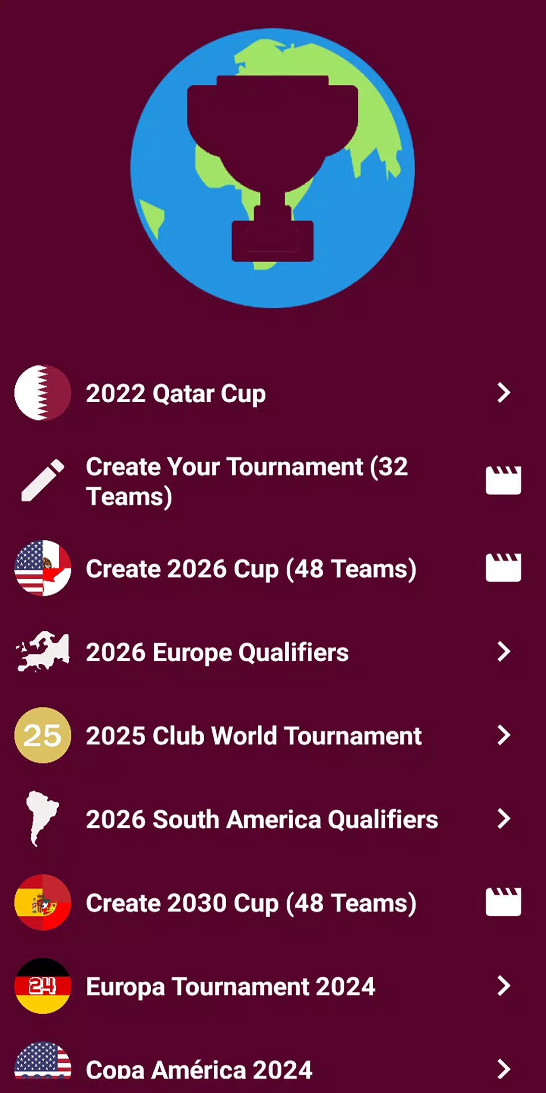 World Tournaments Simulator 24 Screenshots