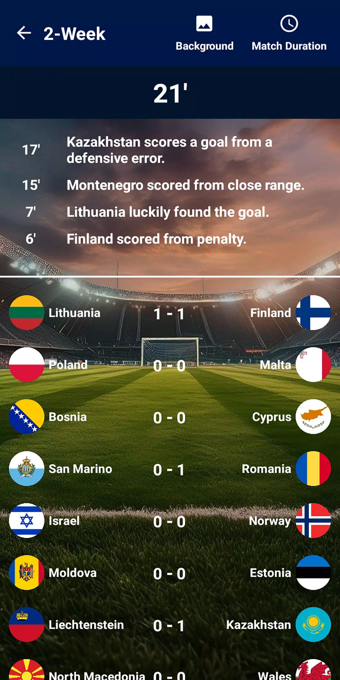 World Tournaments Simulator 24 Screenshots