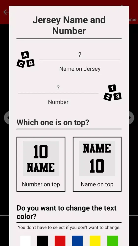 Football Jersey Maker (Shirt) स्क्रीनशॉट