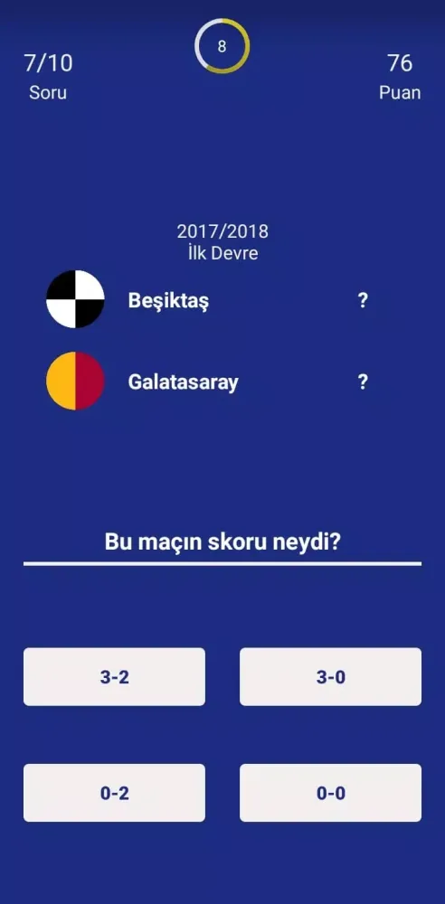 Türkiye Süper Ligi Bilgi Oyunu سکرین شاٹس